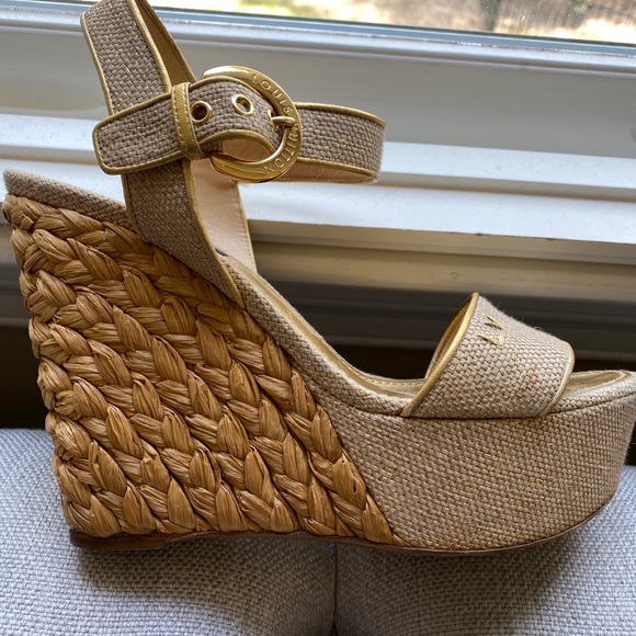 Authentic Louis Vuitton wedges - Picture 9 of 16
